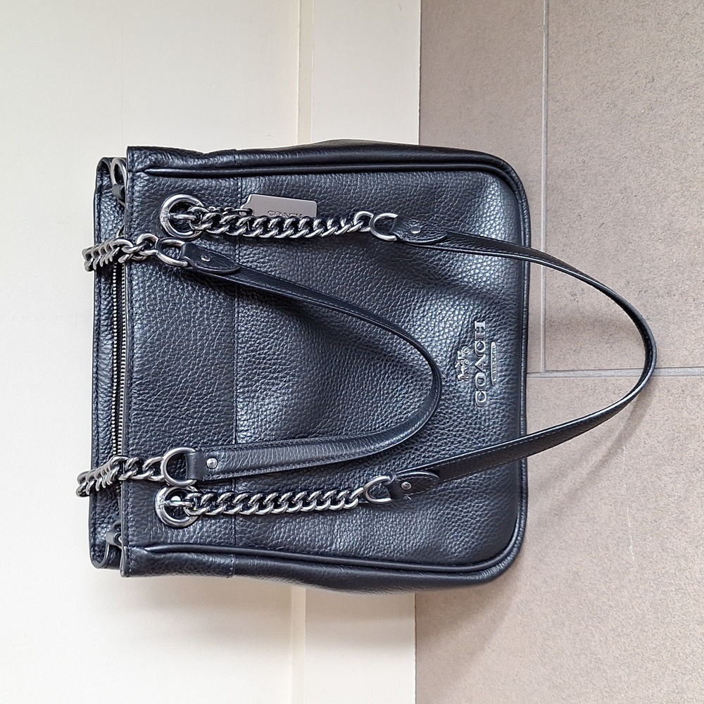 Coach leather handbag